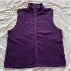 Northern Reflections Lavender Fleece Vest